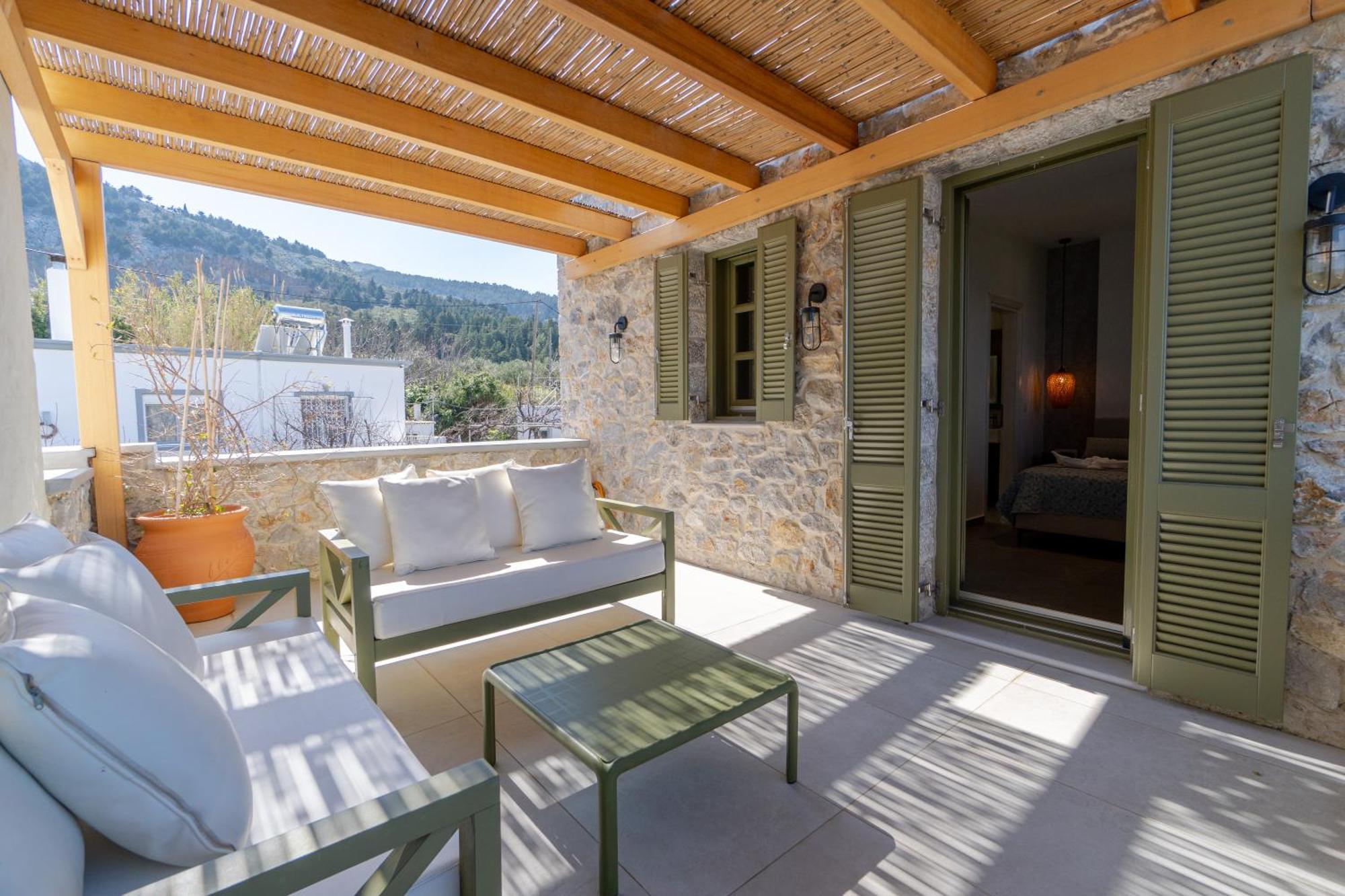 Lagoudi Zia Villa Rosa - Luxury Villas With Panoramic Views מראה חיצוני תמונה