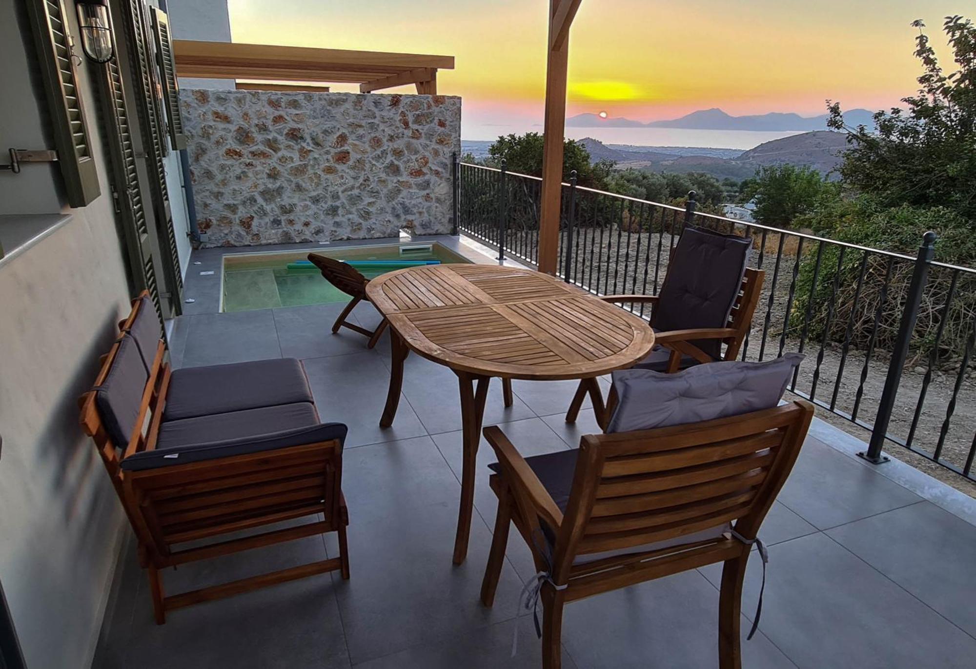 Lagoudi Zia Villa Rosa - Luxury Villas With Panoramic Views מראה חיצוני תמונה