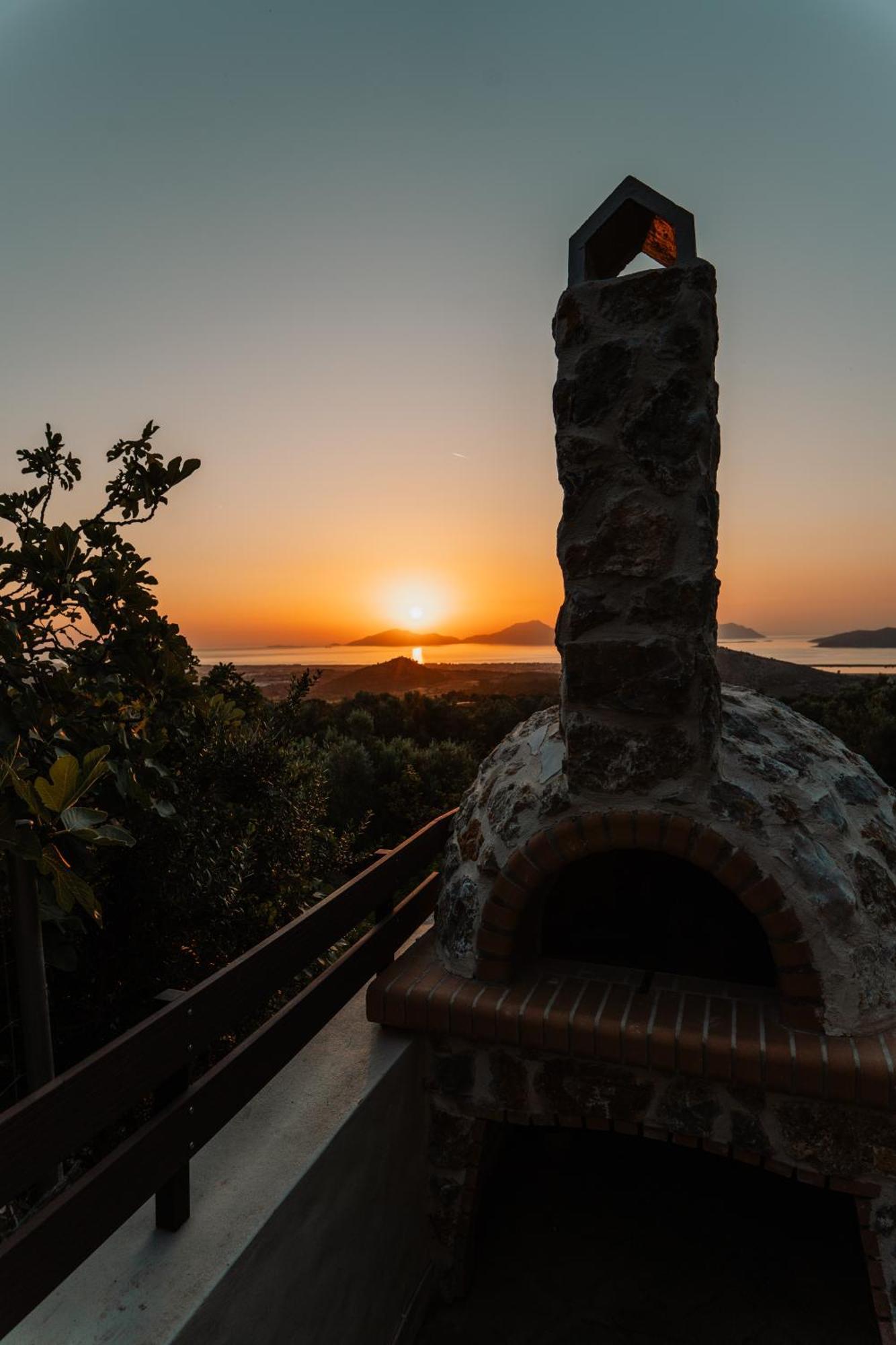 Lagoudi Zia Villa Rosa - Luxury Villas With Panoramic Views מראה חיצוני תמונה