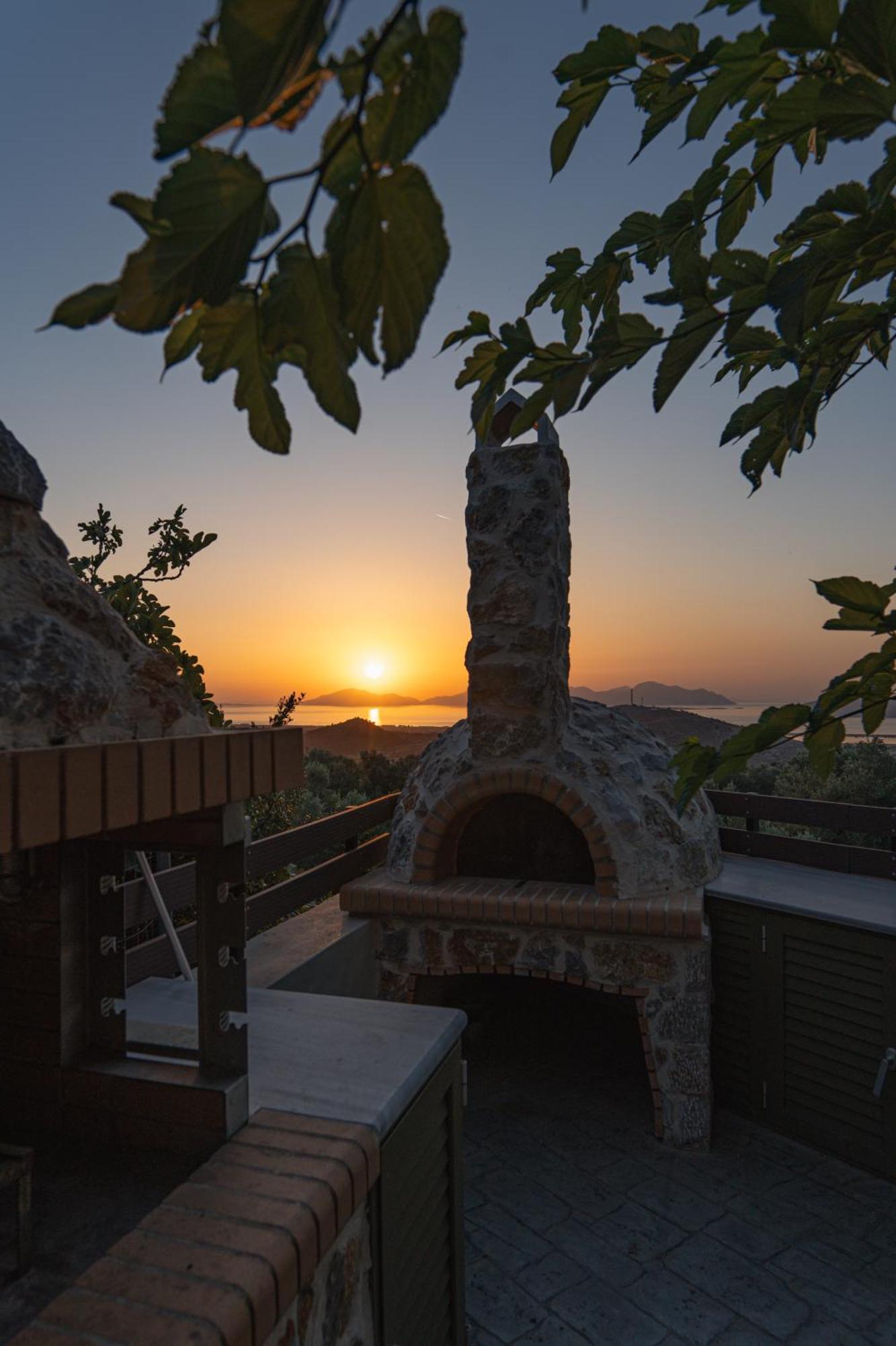 Lagoudi Zia Villa Rosa - Luxury Villas With Panoramic Views מראה חיצוני תמונה