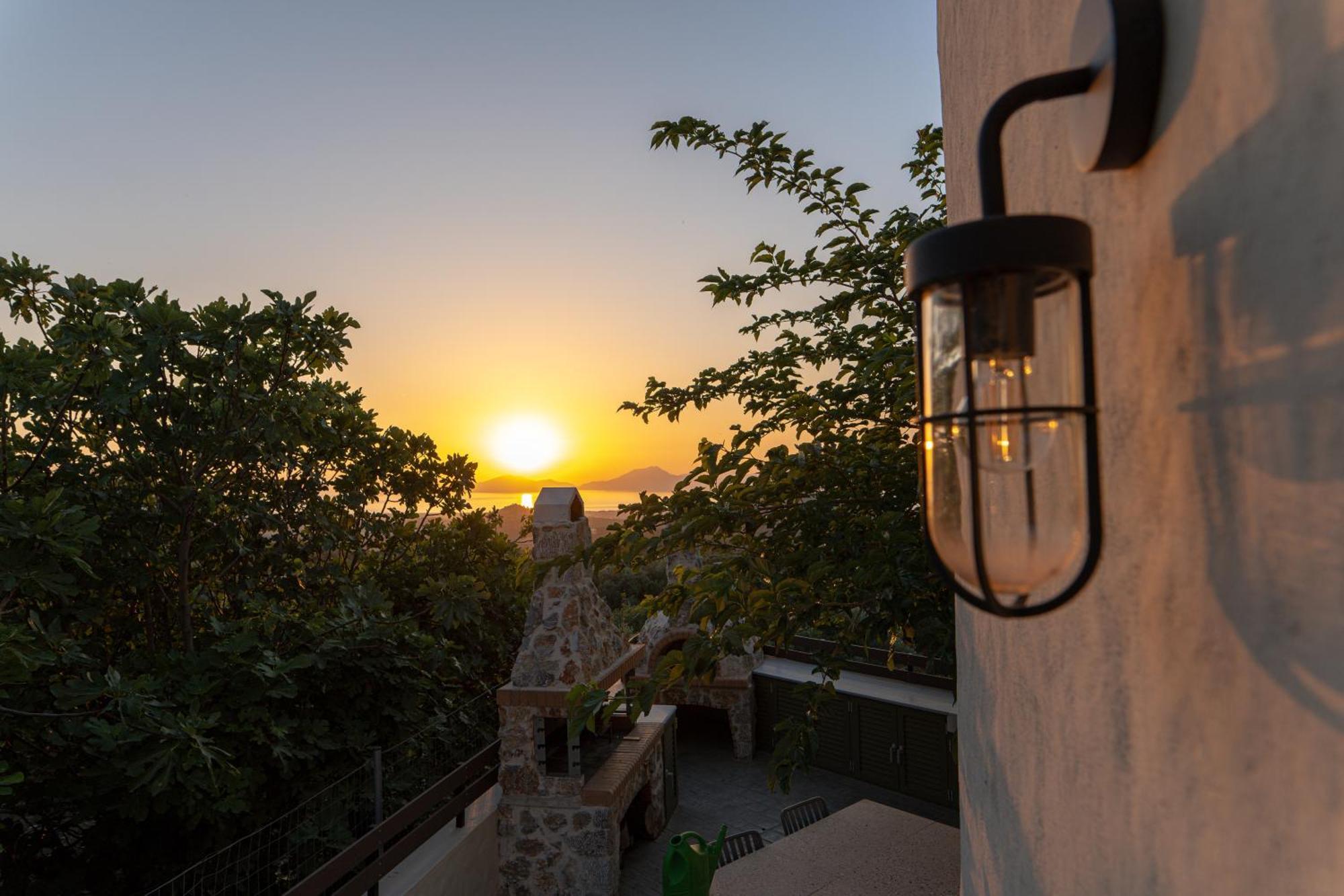 Lagoudi Zia Villa Rosa - Luxury Villas With Panoramic Views מראה חיצוני תמונה
