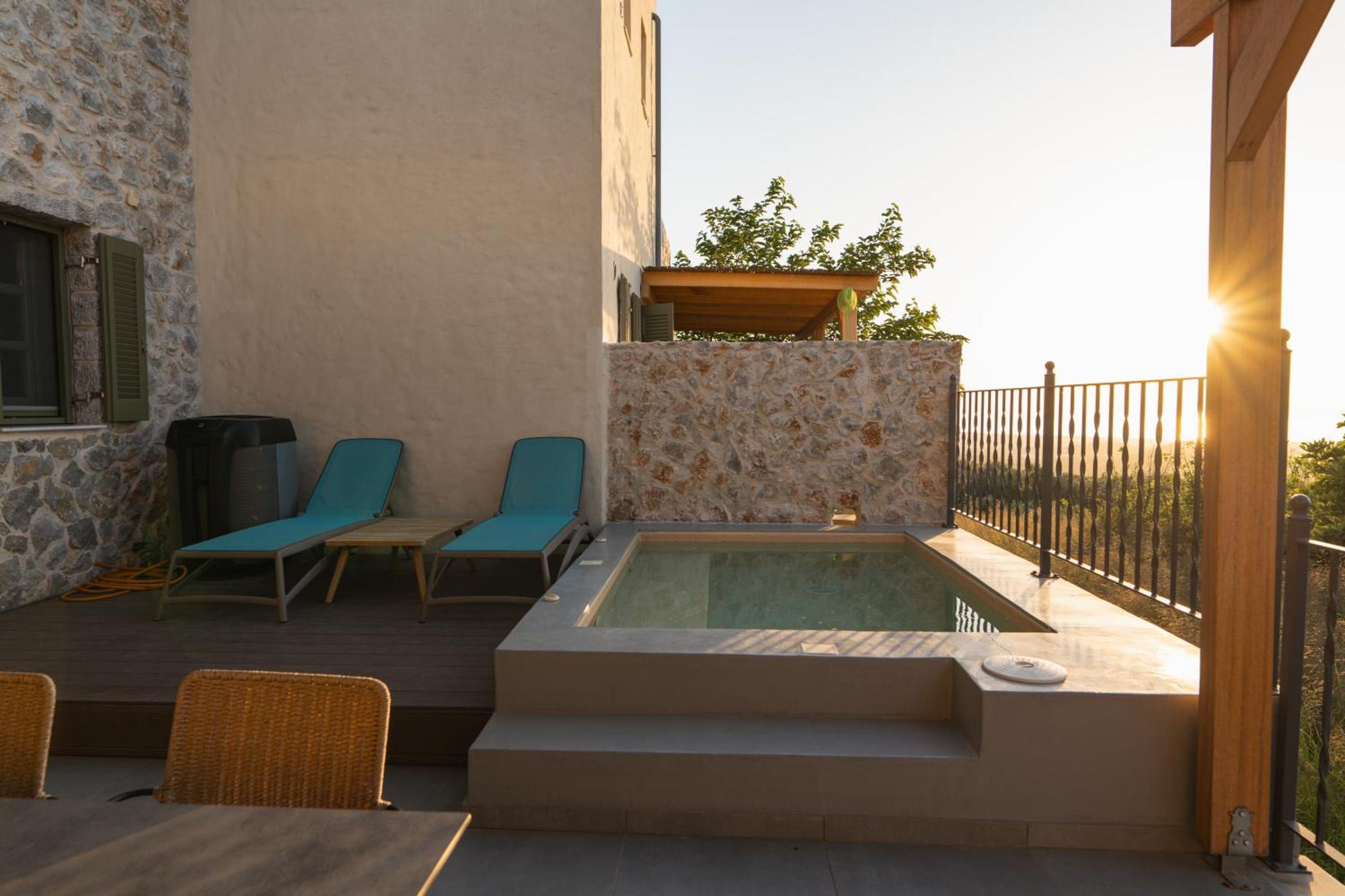 Lagoudi Zia Villa Rosa - Luxury Villas With Panoramic Views מראה חיצוני תמונה