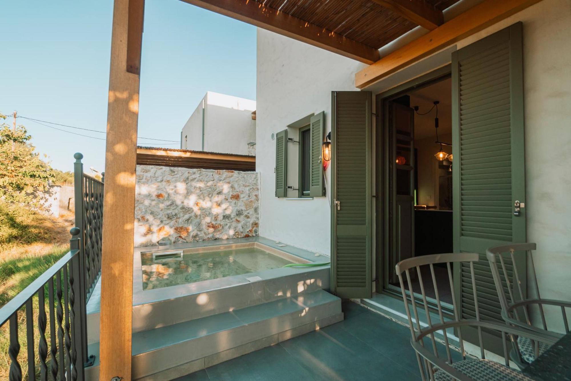 Lagoudi Zia Villa Rosa - Luxury Villas With Panoramic Views מראה חיצוני תמונה