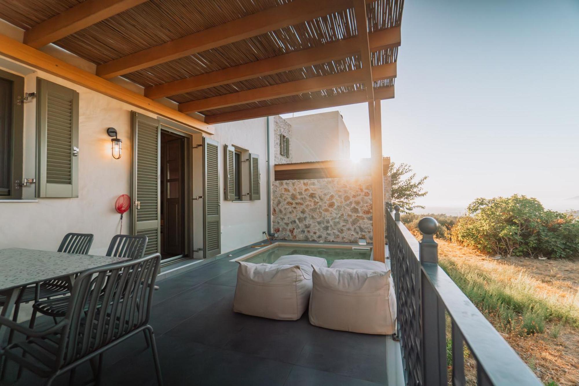 Lagoudi Zia Villa Rosa - Luxury Villas With Panoramic Views מראה חיצוני תמונה