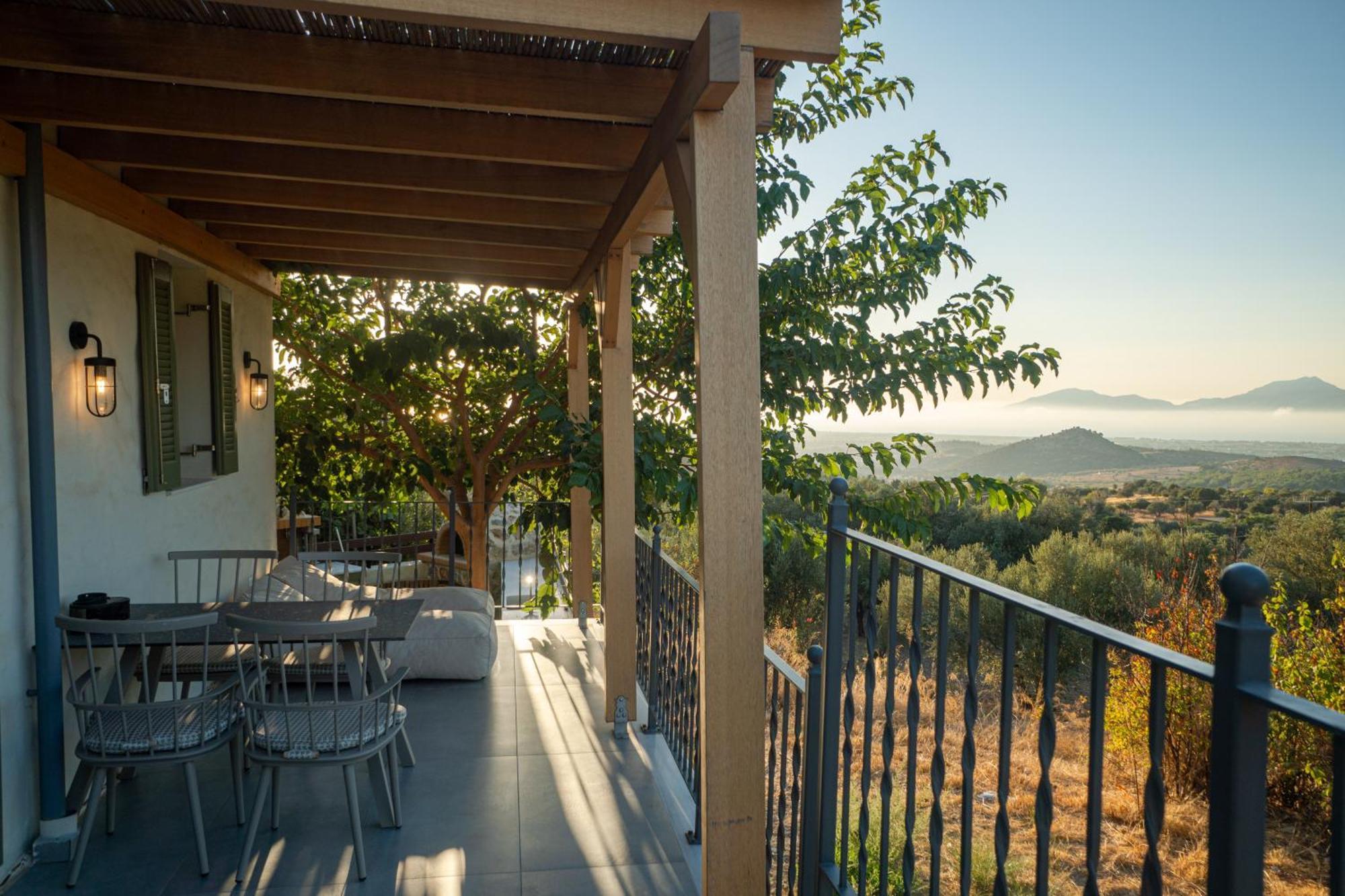 Lagoudi Zia Villa Rosa - Luxury Villas With Panoramic Views מראה חיצוני תמונה