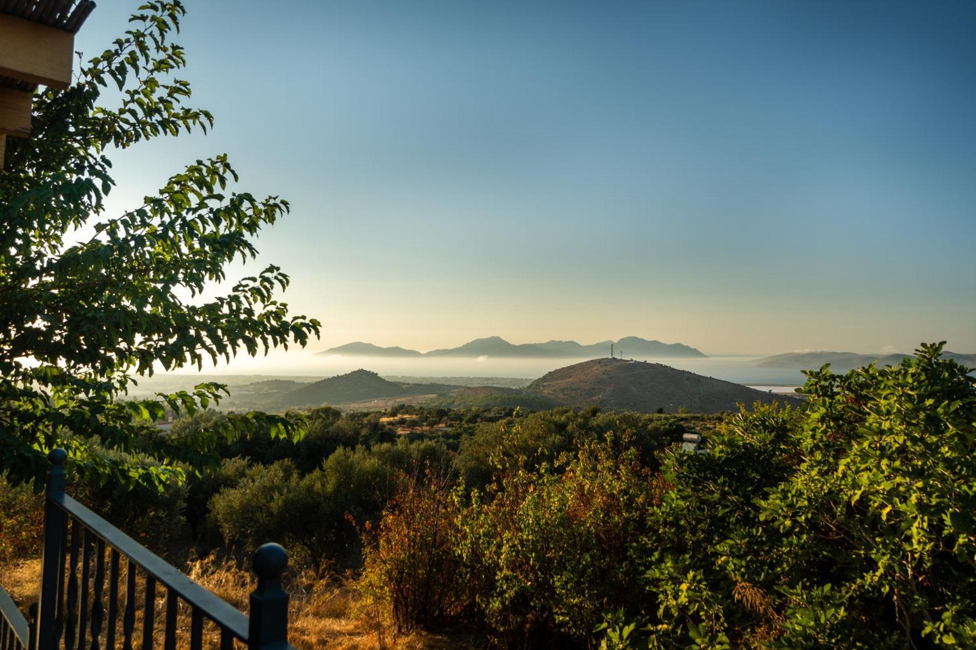 Lagoudi Zia Villa Rosa - Luxury Villas With Panoramic Views מראה חיצוני תמונה