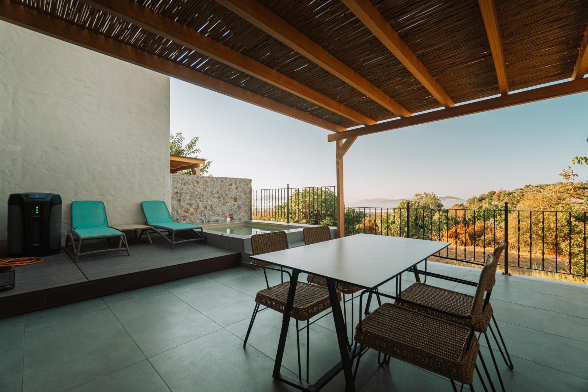 Lagoudi Zia Villa Rosa - Luxury Villas With Panoramic Views מראה חיצוני תמונה
