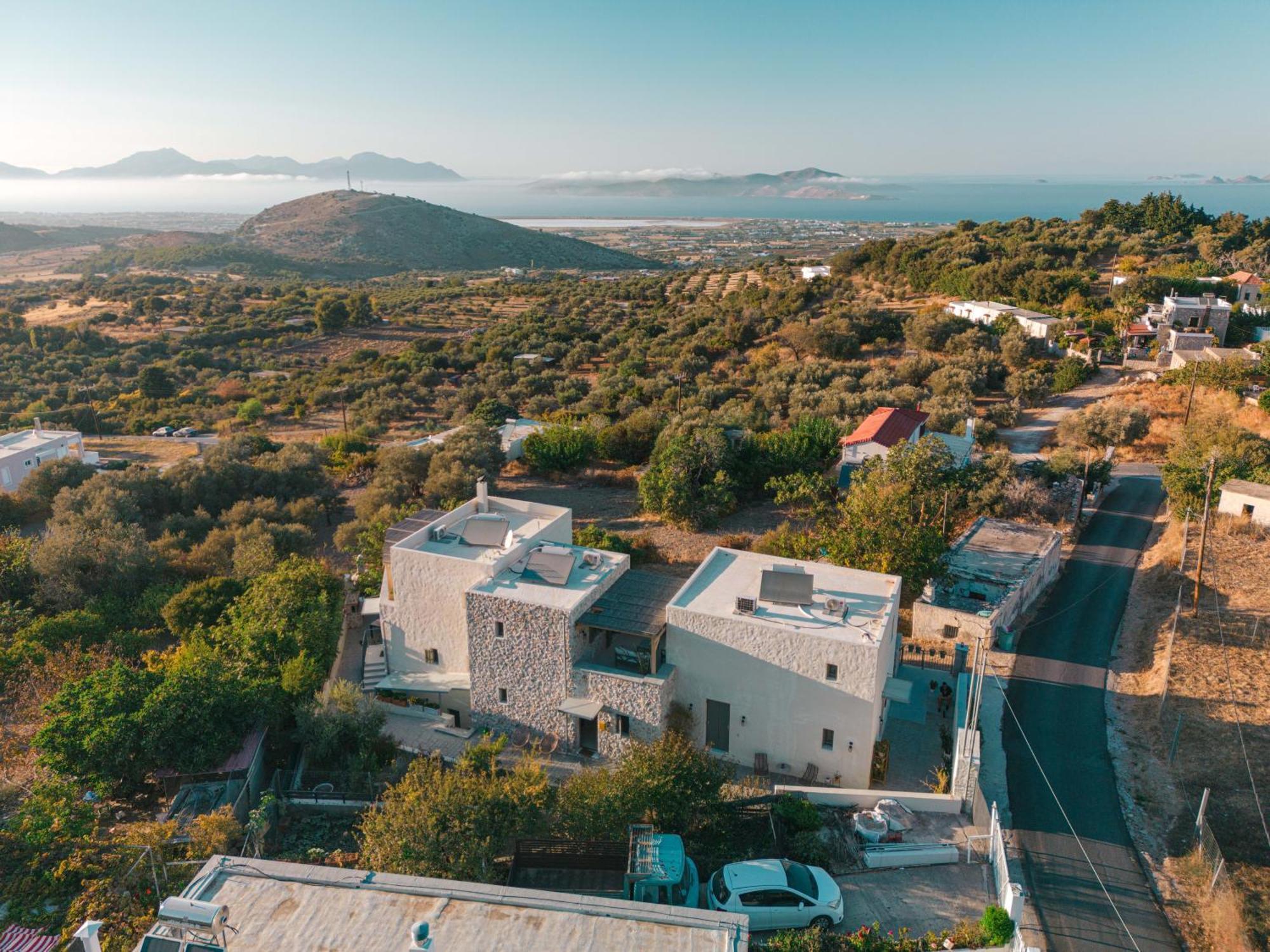 Lagoudi Zia Villa Rosa - Luxury Villas With Panoramic Views מראה חיצוני תמונה