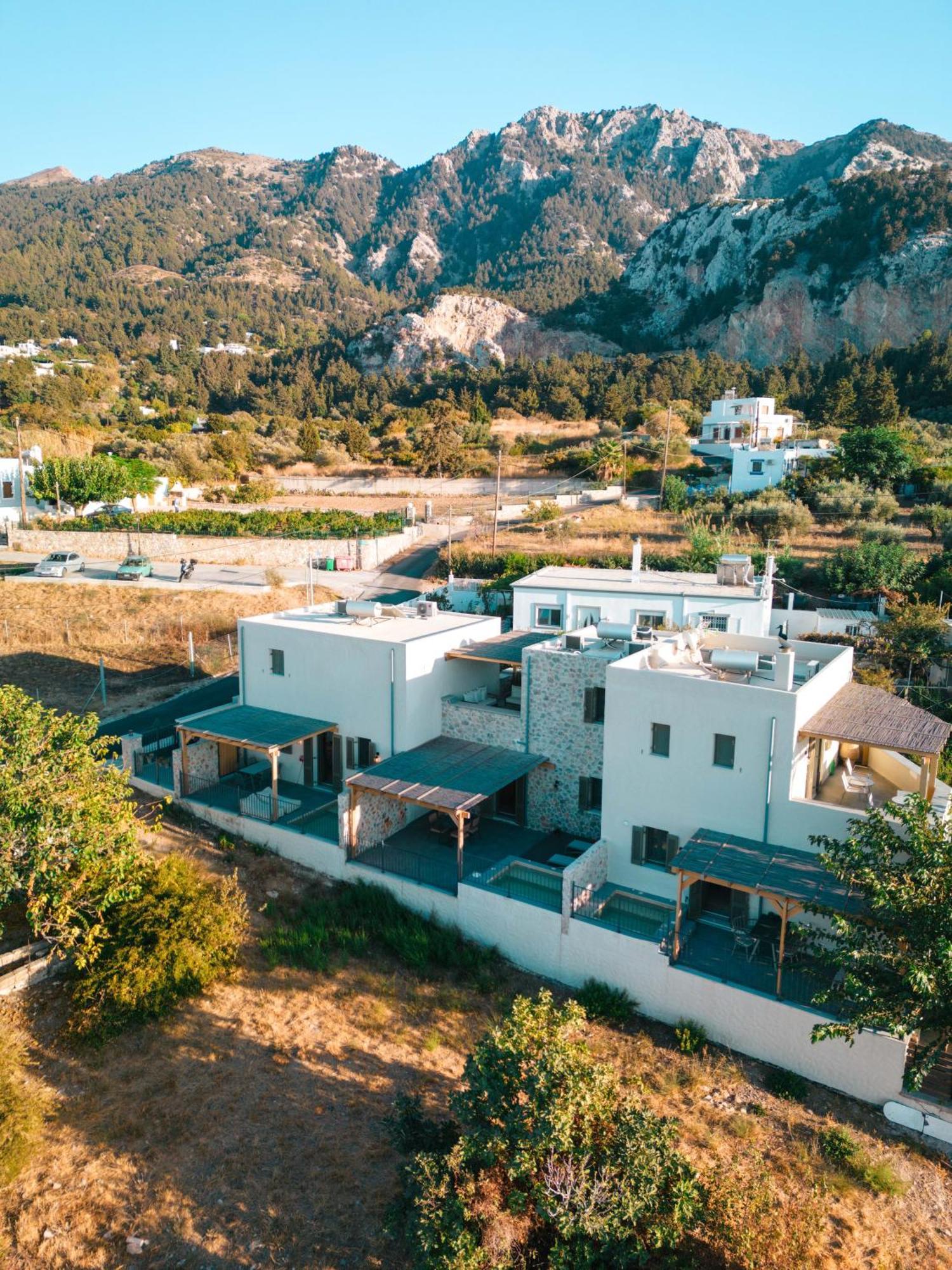 Lagoudi Zia Villa Rosa - Luxury Villas With Panoramic Views מראה חיצוני תמונה