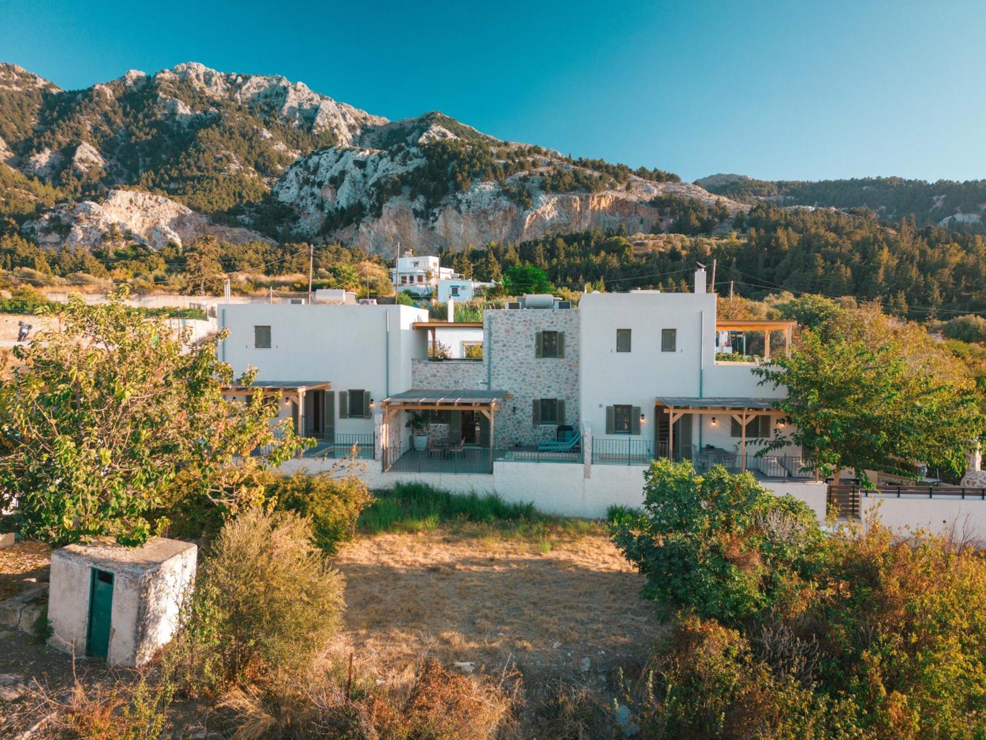Lagoudi Zia Villa Rosa - Luxury Villas With Panoramic Views מראה חיצוני תמונה